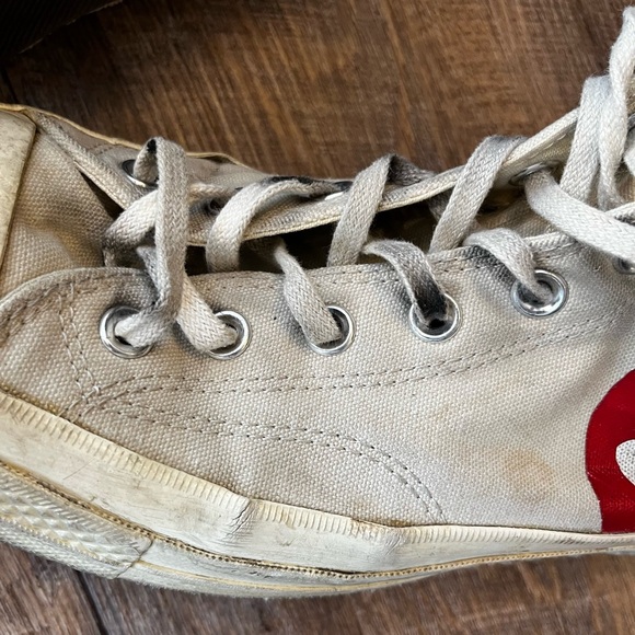 Converse Chuck 70 High Hi x Comme des Garcons CDG Play Milk - Picture 10 of 13